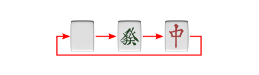 First game with my new tiles. I really love the bamboo back and how they  feel when handling them. Sadly only with some two-player-riichi rules I  found online : r/Mahjong